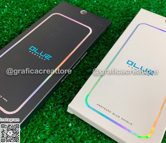 Embalagem para Pel�culas de Celular Blue Protect