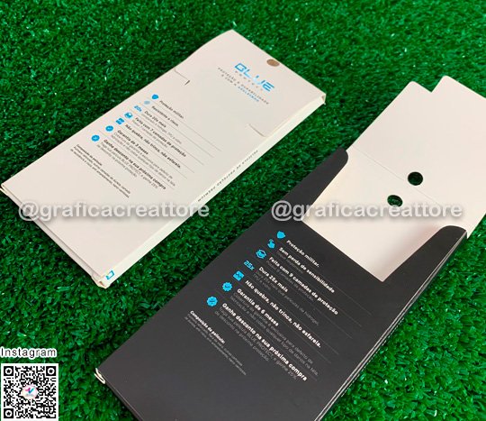 Embalagem para Pel�culas de Celular Blue Protect