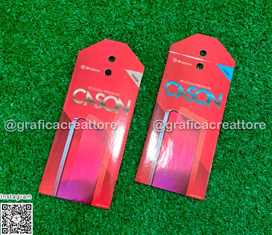 Embalagem para Pel�culas de Celular Cason