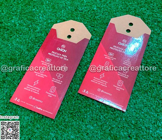 Embalagem para Pel�culas de Celular Cason