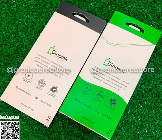 Embalagem para Capas de Celular Dinamic Place