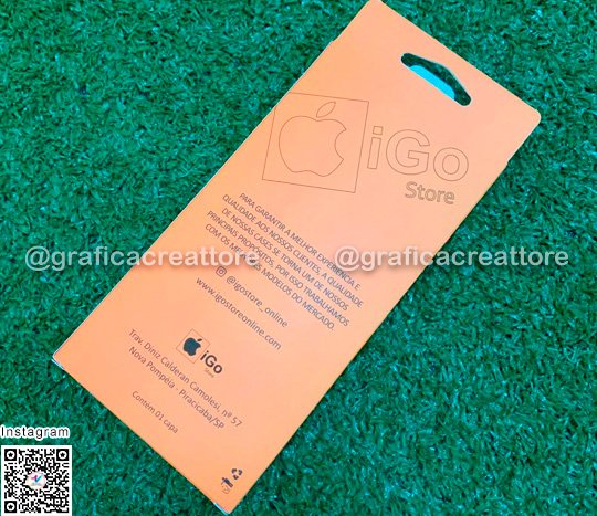 Embalagem para Capas de Celular iGo Store