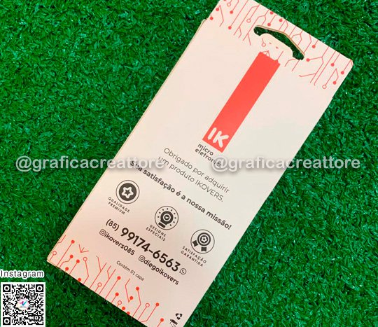 Embalagem para Capas de Celular iKovers