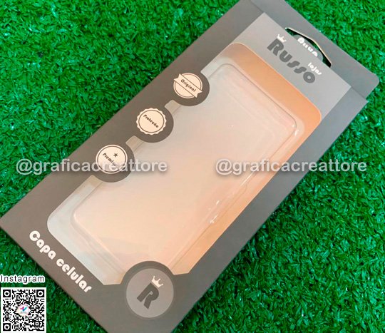 Embalagem para Capas de Celular Lojas Russo